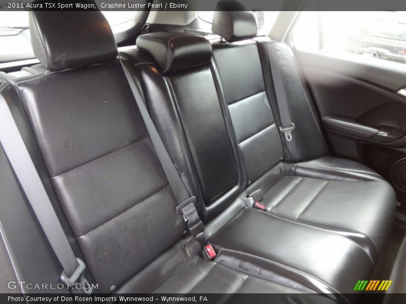 Rear Seat of 2011 TSX Sport Wagon