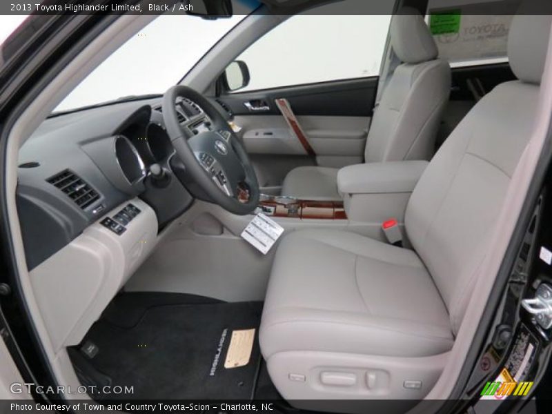  2013 Highlander Limited Ash Interior