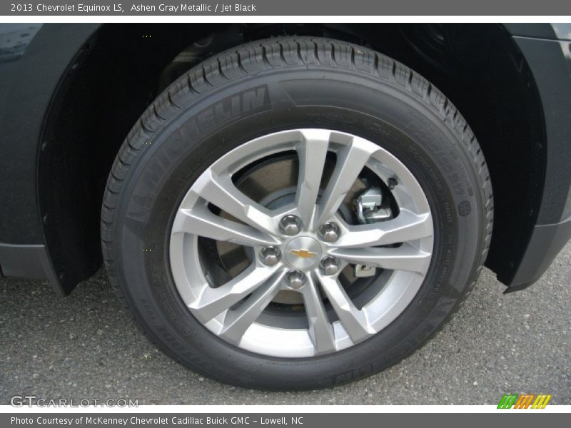 Ashen Gray Metallic / Jet Black 2013 Chevrolet Equinox LS