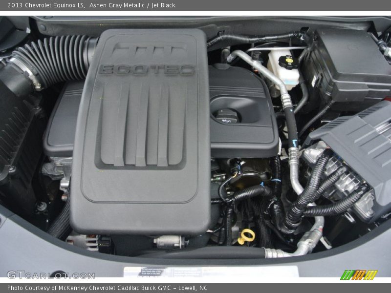 Ashen Gray Metallic / Jet Black 2013 Chevrolet Equinox LS