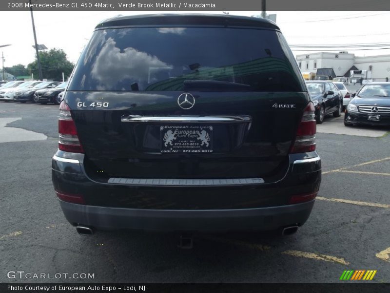 Verde Brook Metallic / Macadamia 2008 Mercedes-Benz GL 450 4Matic