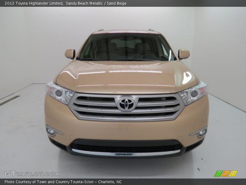 Sandy Beach Metallic / Sand Beige 2013 Toyota Highlander Limited