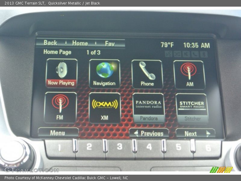 Quicksilver Metallic / Jet Black 2013 GMC Terrain SLT