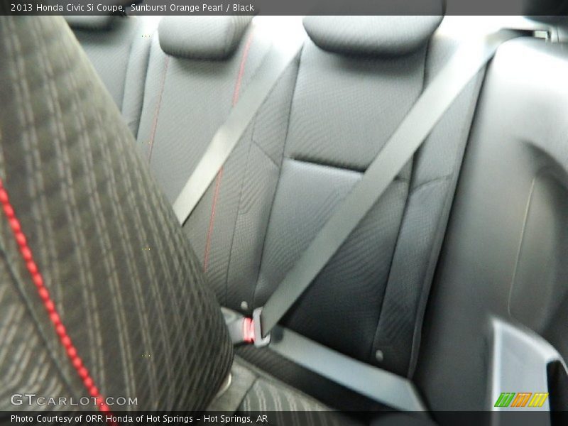 Rear Seat of 2013 Civic Si Coupe