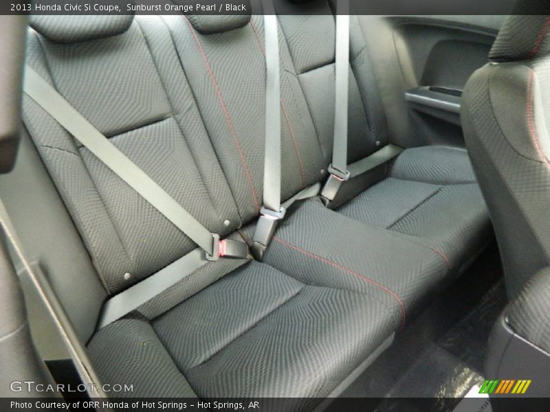 Rear Seat of 2013 Civic Si Coupe