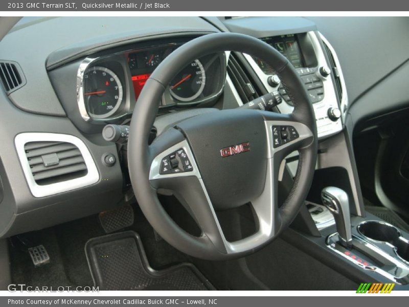 Quicksilver Metallic / Jet Black 2013 GMC Terrain SLT