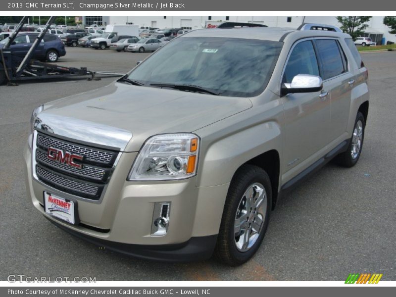 Champagne Silver Metallic / Jet Black 2013 GMC Terrain SLT