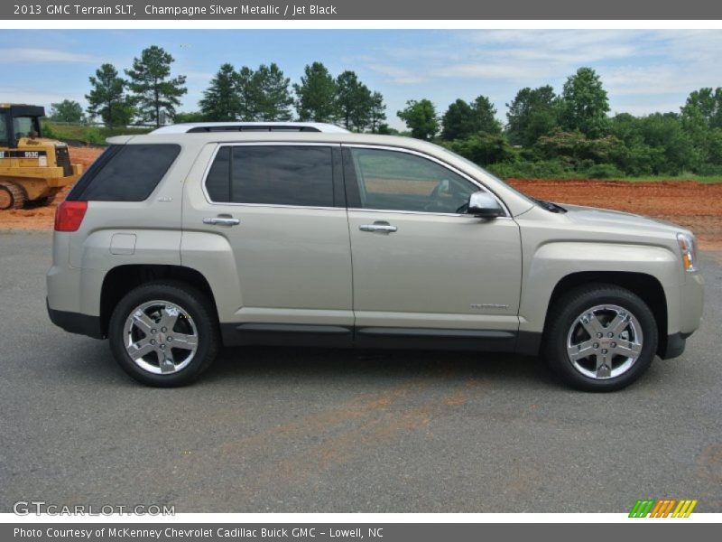 Champagne Silver Metallic / Jet Black 2013 GMC Terrain SLT