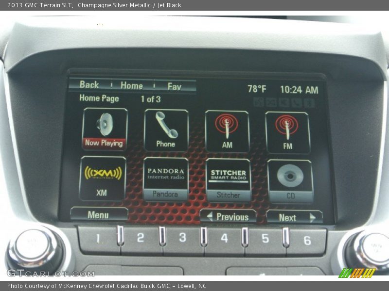Champagne Silver Metallic / Jet Black 2013 GMC Terrain SLT