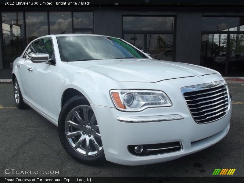 Bright White / Black 2012 Chrysler 300 Limited