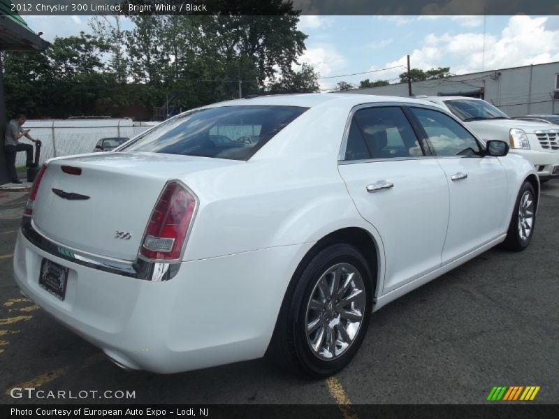 Bright White / Black 2012 Chrysler 300 Limited