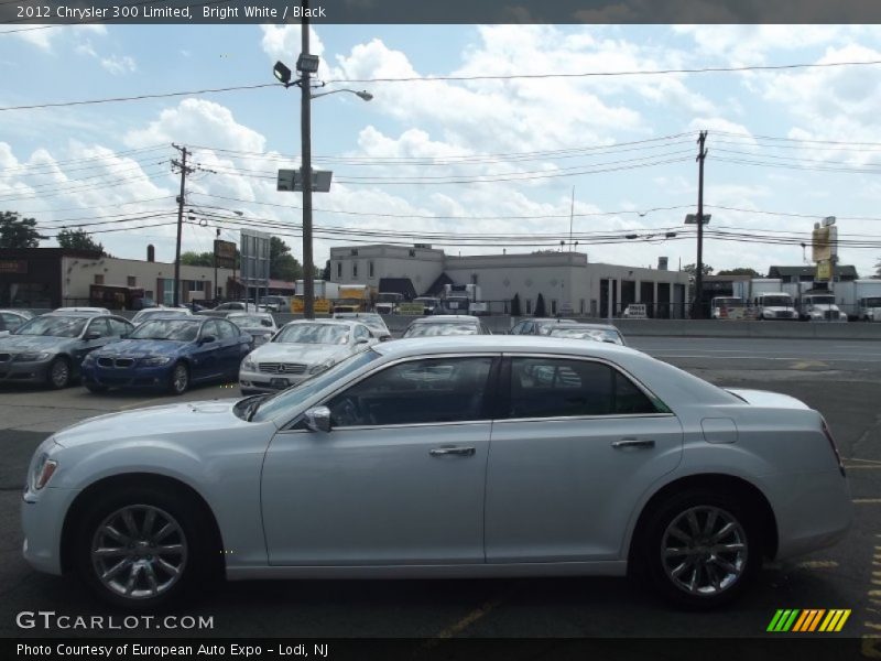 Bright White / Black 2012 Chrysler 300 Limited