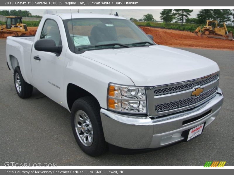 Summit White / Dark Titanium 2013 Chevrolet Silverado 1500 LS Regular Cab
