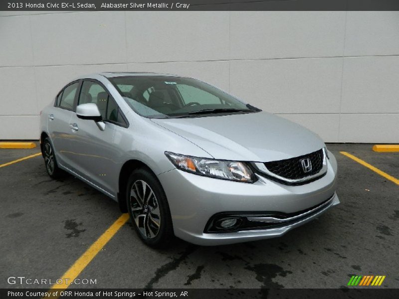 Front 3/4 View of 2013 Civic EX-L Sedan