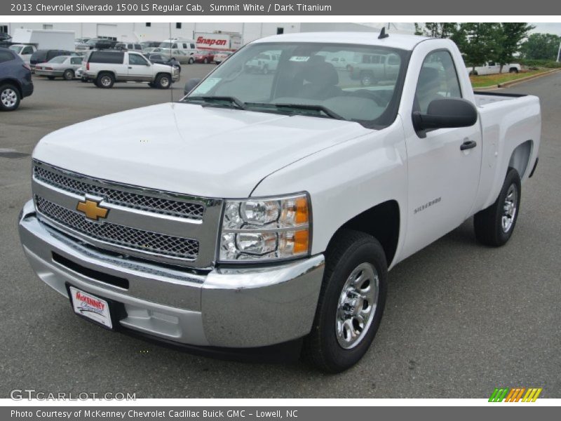Summit White / Dark Titanium 2013 Chevrolet Silverado 1500 LS Regular Cab