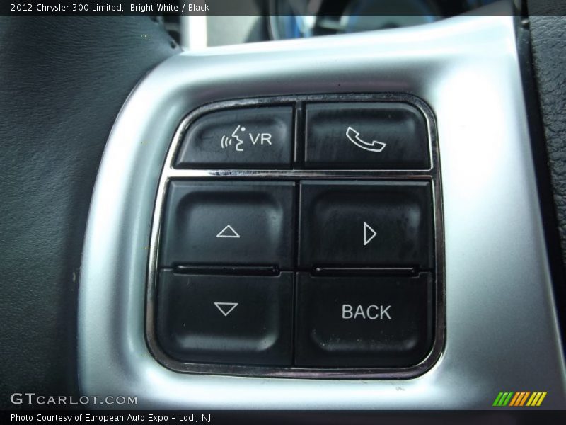 Bright White / Black 2012 Chrysler 300 Limited