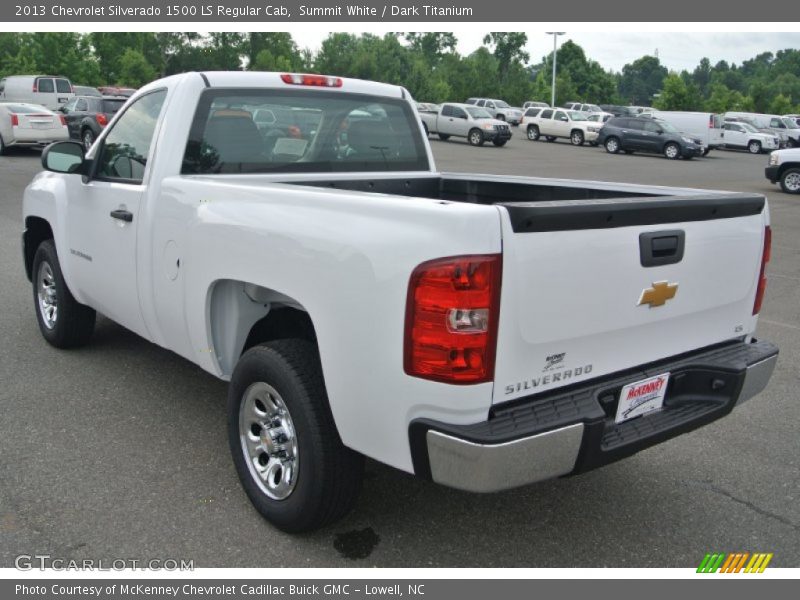 Summit White / Dark Titanium 2013 Chevrolet Silverado 1500 LS Regular Cab