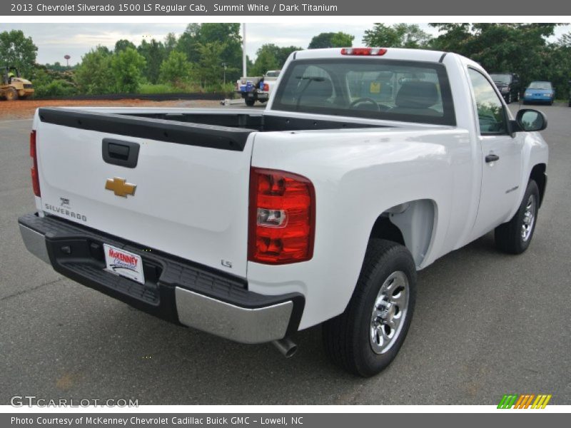 Summit White / Dark Titanium 2013 Chevrolet Silverado 1500 LS Regular Cab