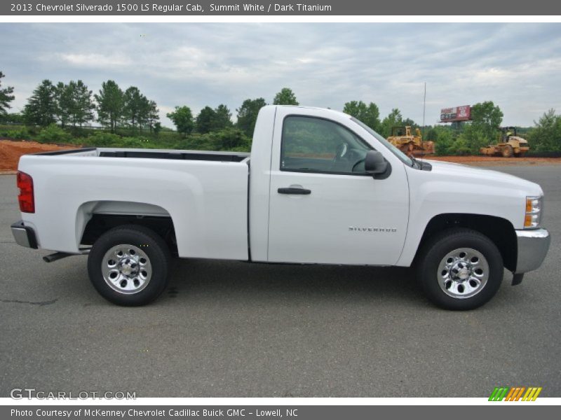 Summit White / Dark Titanium 2013 Chevrolet Silverado 1500 LS Regular Cab