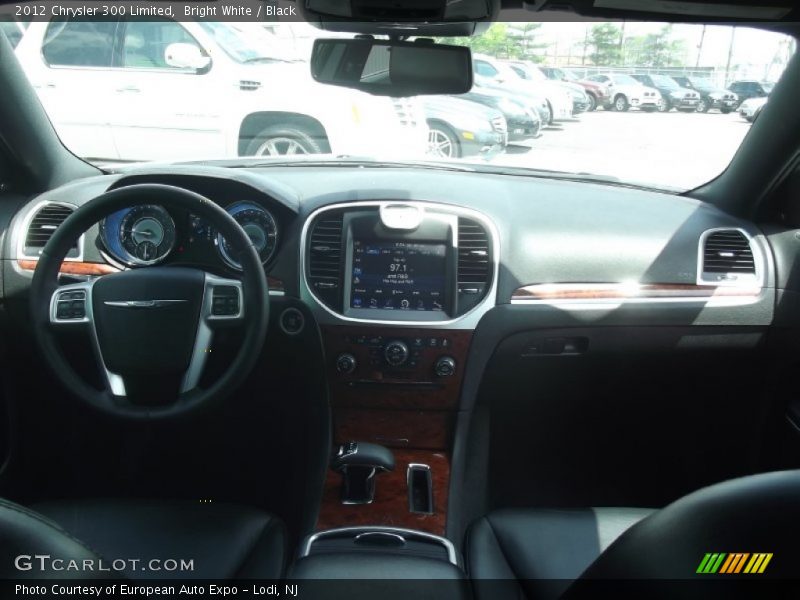 Bright White / Black 2012 Chrysler 300 Limited