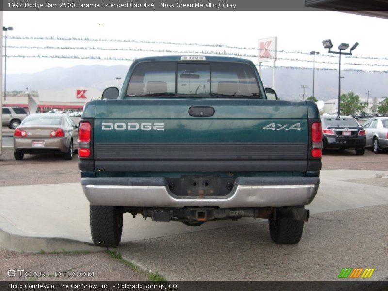 Moss Green Metallic / Gray 1997 Dodge Ram 2500 Laramie Extended Cab 4x4