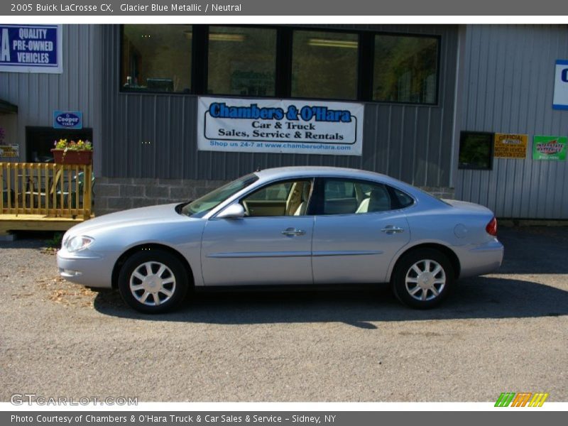 Glacier Blue Metallic / Neutral 2005 Buick LaCrosse CX