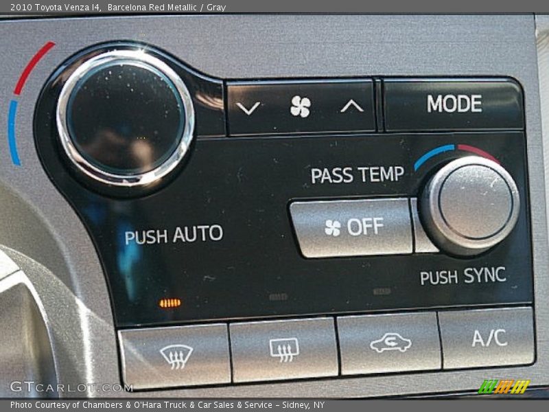 Barcelona Red Metallic / Gray 2010 Toyota Venza I4