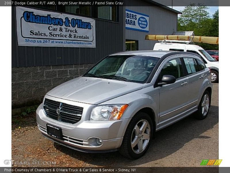 Bright Silver Metallic / Pastel Slate Gray 2007 Dodge Caliber R/T AWD