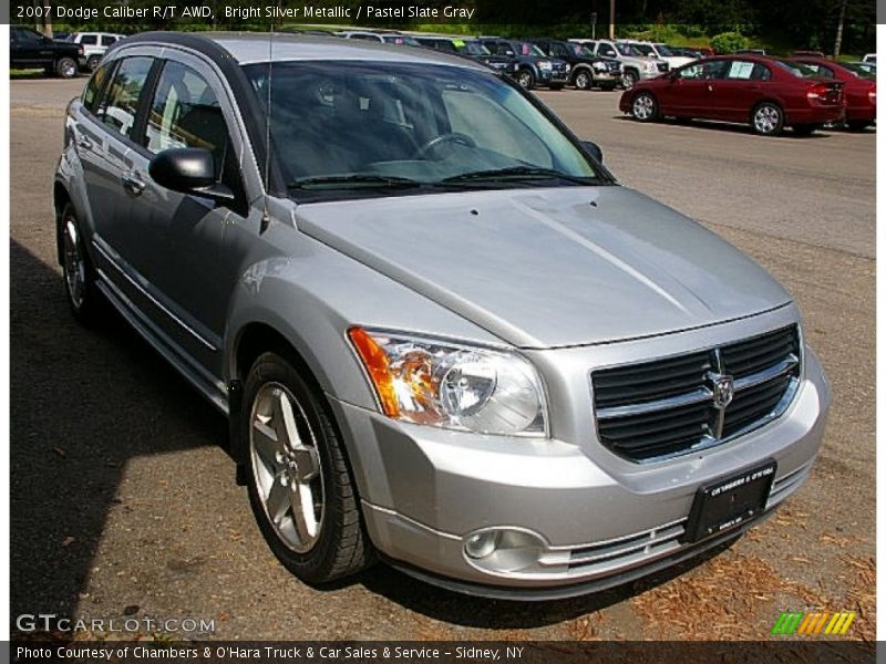 Bright Silver Metallic / Pastel Slate Gray 2007 Dodge Caliber R/T AWD