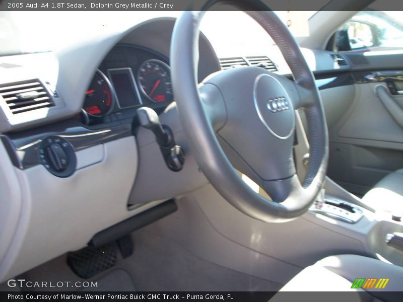 Dolphin Grey Metallic / Grey 2005 Audi A4 1.8T Sedan