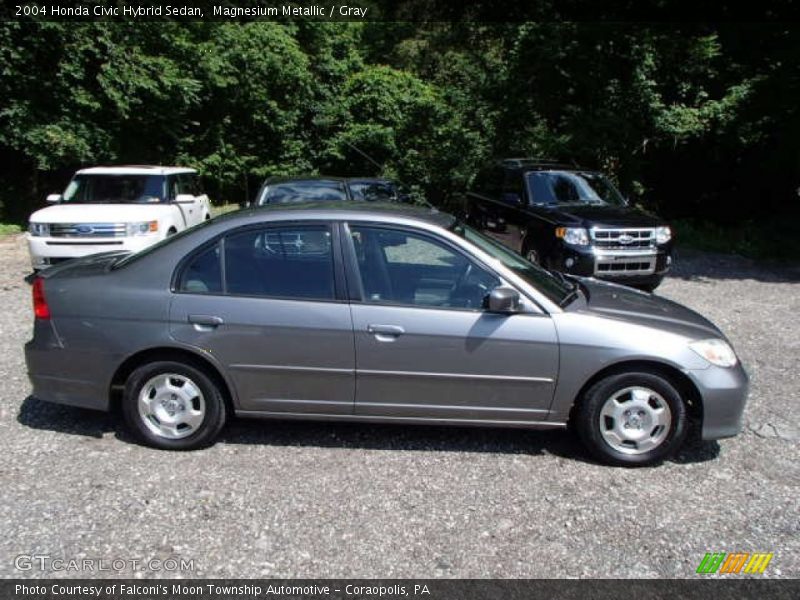 Magnesium Metallic / Gray 2004 Honda Civic Hybrid Sedan