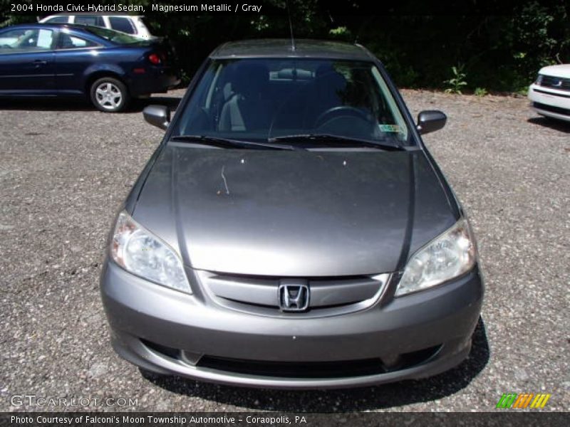 Magnesium Metallic / Gray 2004 Honda Civic Hybrid Sedan