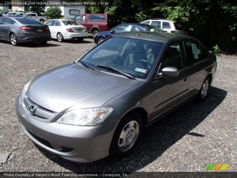Magnesium Metallic / Gray 2004 Honda Civic Hybrid Sedan