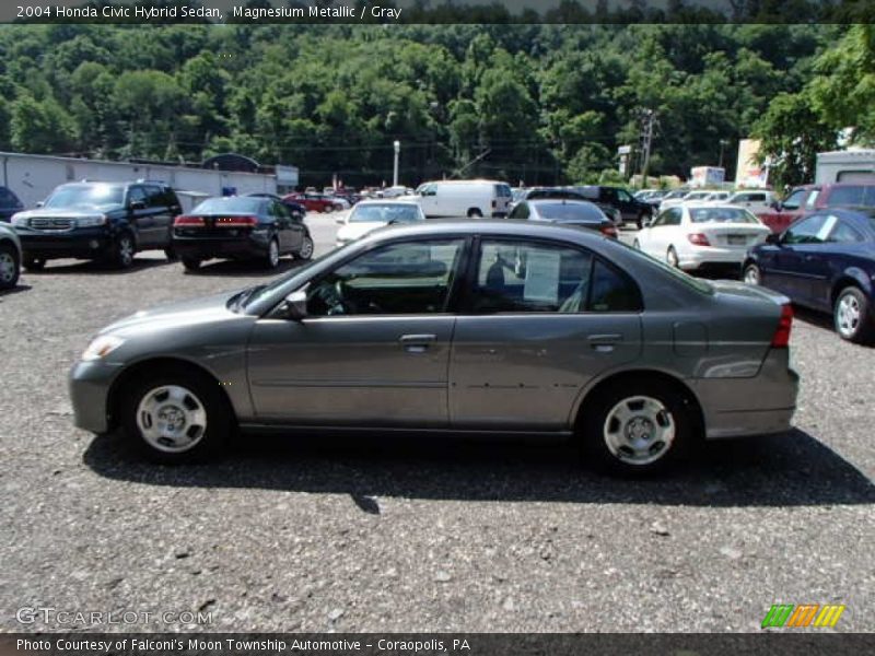 Magnesium Metallic / Gray 2004 Honda Civic Hybrid Sedan