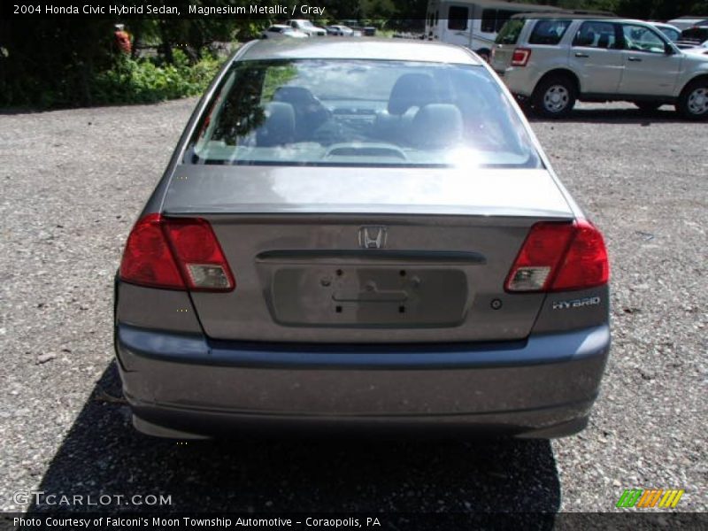 Magnesium Metallic / Gray 2004 Honda Civic Hybrid Sedan