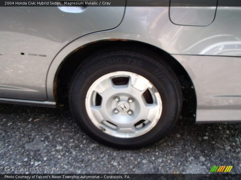 Magnesium Metallic / Gray 2004 Honda Civic Hybrid Sedan