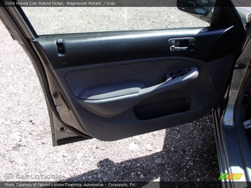Magnesium Metallic / Gray 2004 Honda Civic Hybrid Sedan