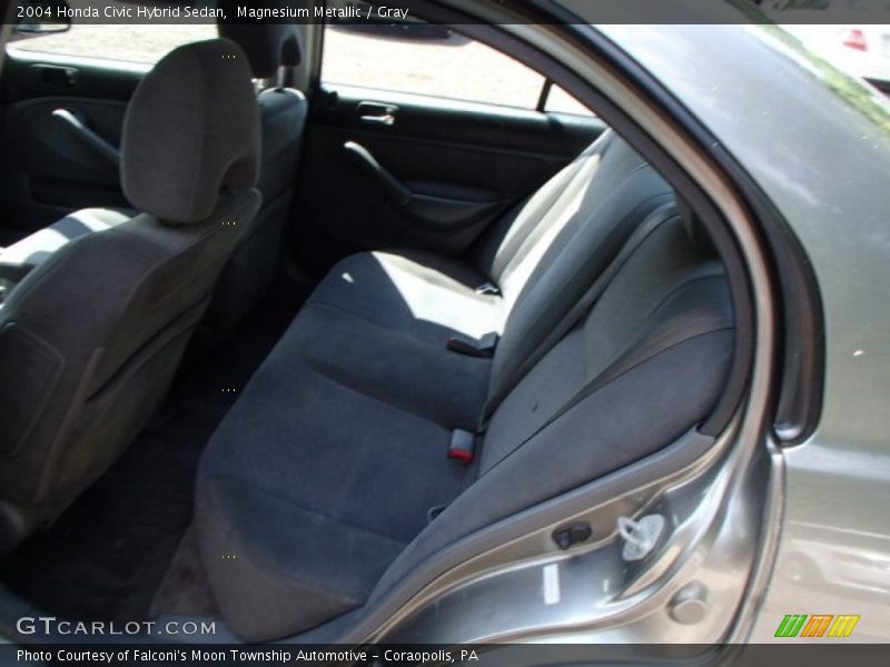 Magnesium Metallic / Gray 2004 Honda Civic Hybrid Sedan