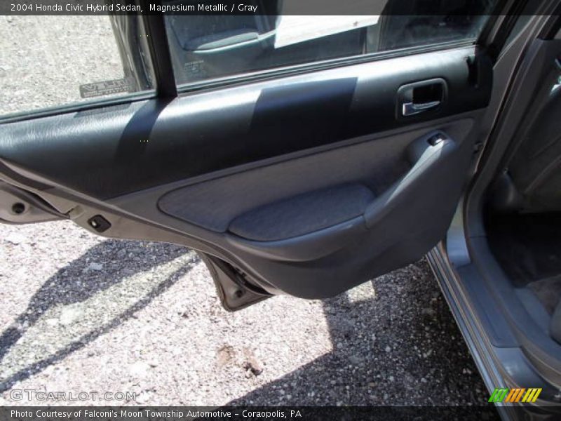 Magnesium Metallic / Gray 2004 Honda Civic Hybrid Sedan