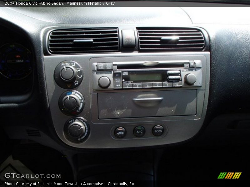 Magnesium Metallic / Gray 2004 Honda Civic Hybrid Sedan