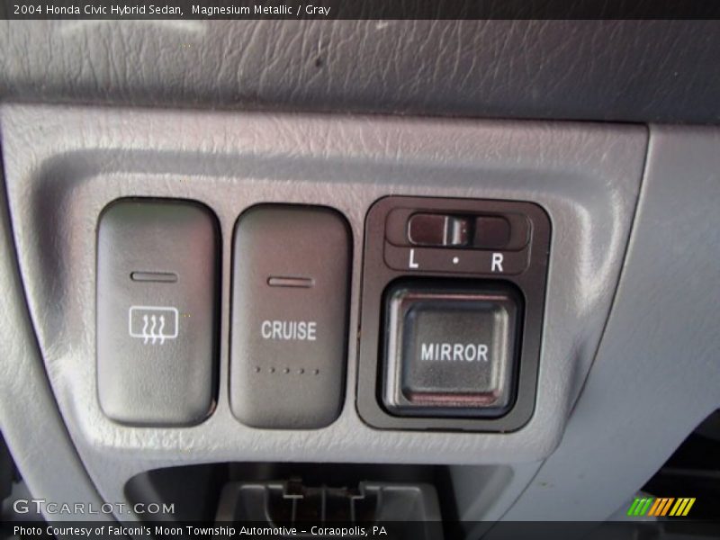 Magnesium Metallic / Gray 2004 Honda Civic Hybrid Sedan