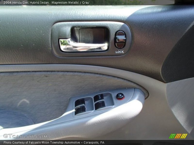 Magnesium Metallic / Gray 2004 Honda Civic Hybrid Sedan