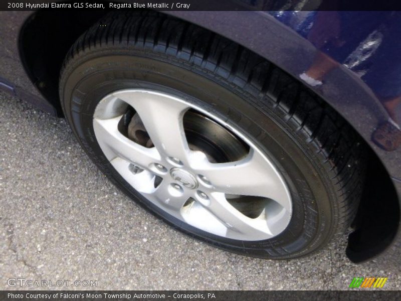 Regatta Blue Metallic / Gray 2008 Hyundai Elantra GLS Sedan