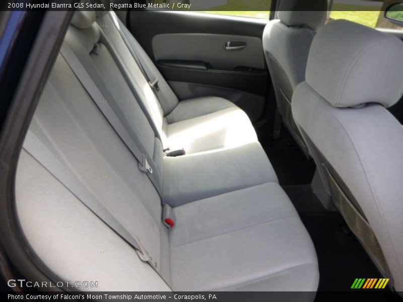 Regatta Blue Metallic / Gray 2008 Hyundai Elantra GLS Sedan