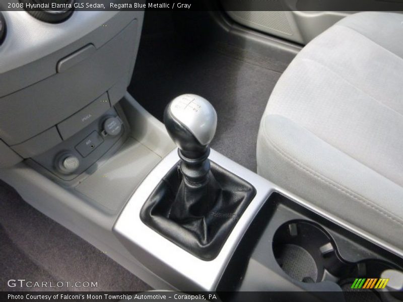 Regatta Blue Metallic / Gray 2008 Hyundai Elantra GLS Sedan