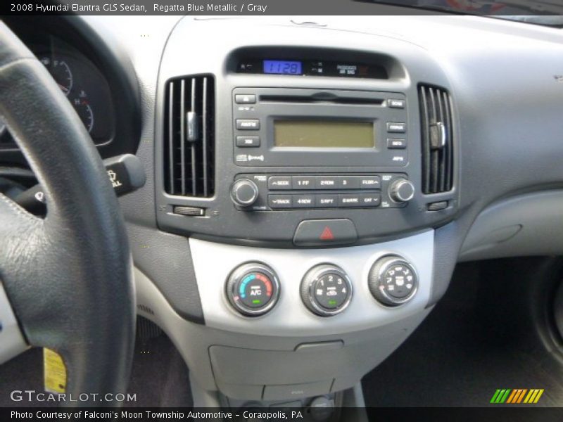 Regatta Blue Metallic / Gray 2008 Hyundai Elantra GLS Sedan