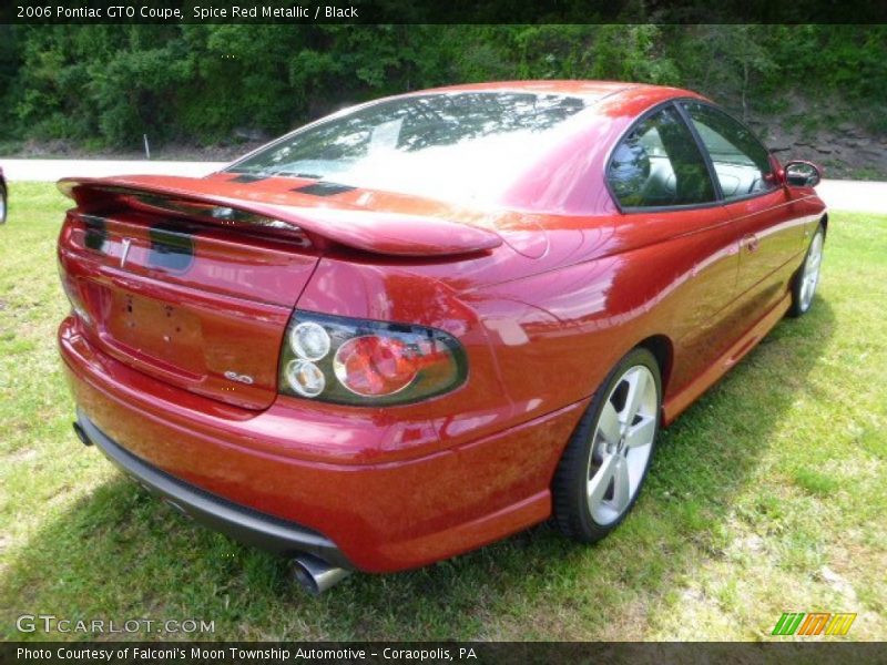 Spice Red Metallic / Black 2006 Pontiac GTO Coupe