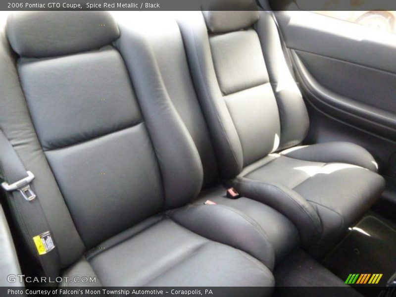 Rear Seat of 2006 GTO Coupe