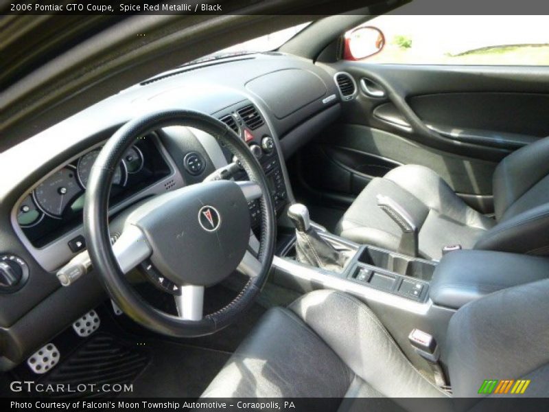  2006 GTO Coupe Black Interior