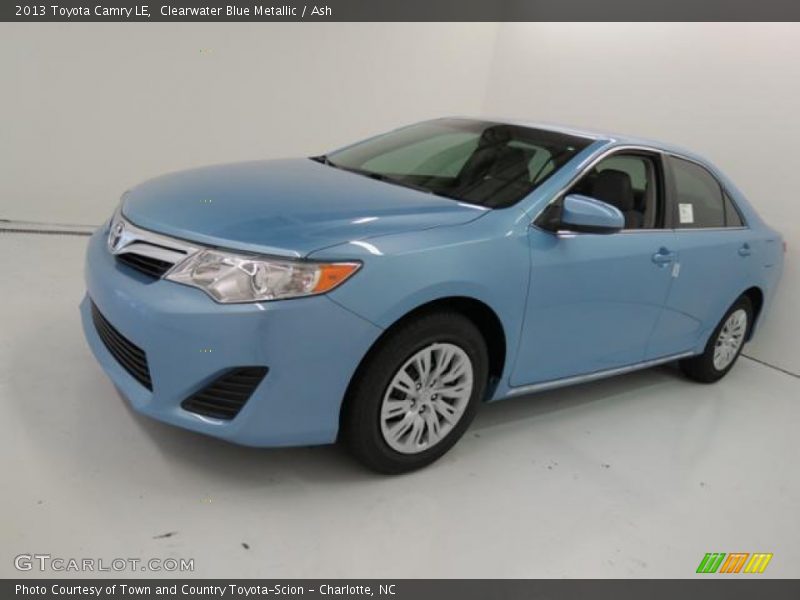 Clearwater Blue Metallic / Ash 2013 Toyota Camry LE
